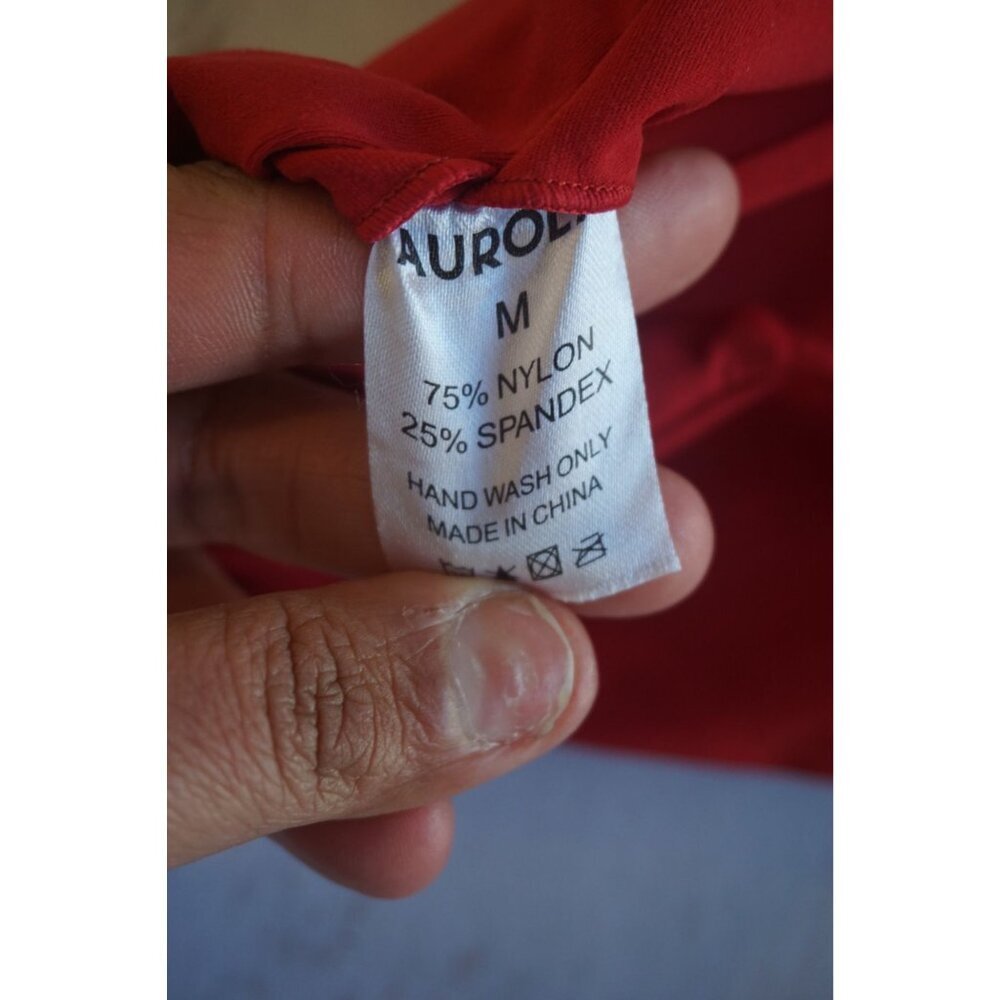 AUROLA Women Red Workout Sports Bras - Size M - Picture 6 of 7